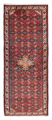 Tapis de couloir Tapis persan - Nomadic - 193 x 77 cm - rouge foncé