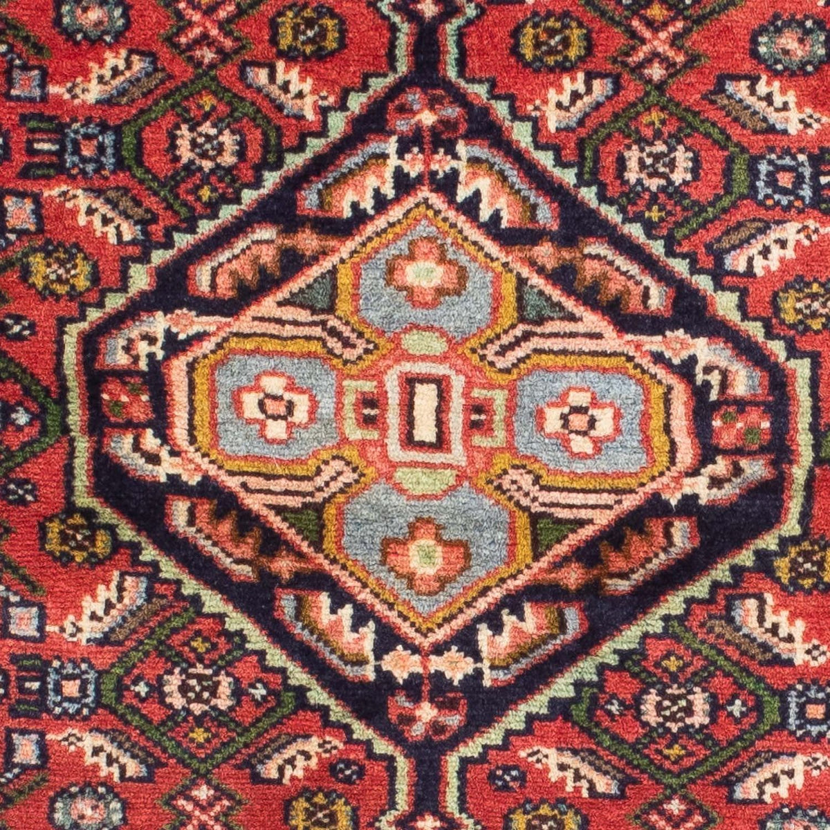 Tapis de couloir Tapis persan - Nomadic - 193 x 77 cm - rouge foncé