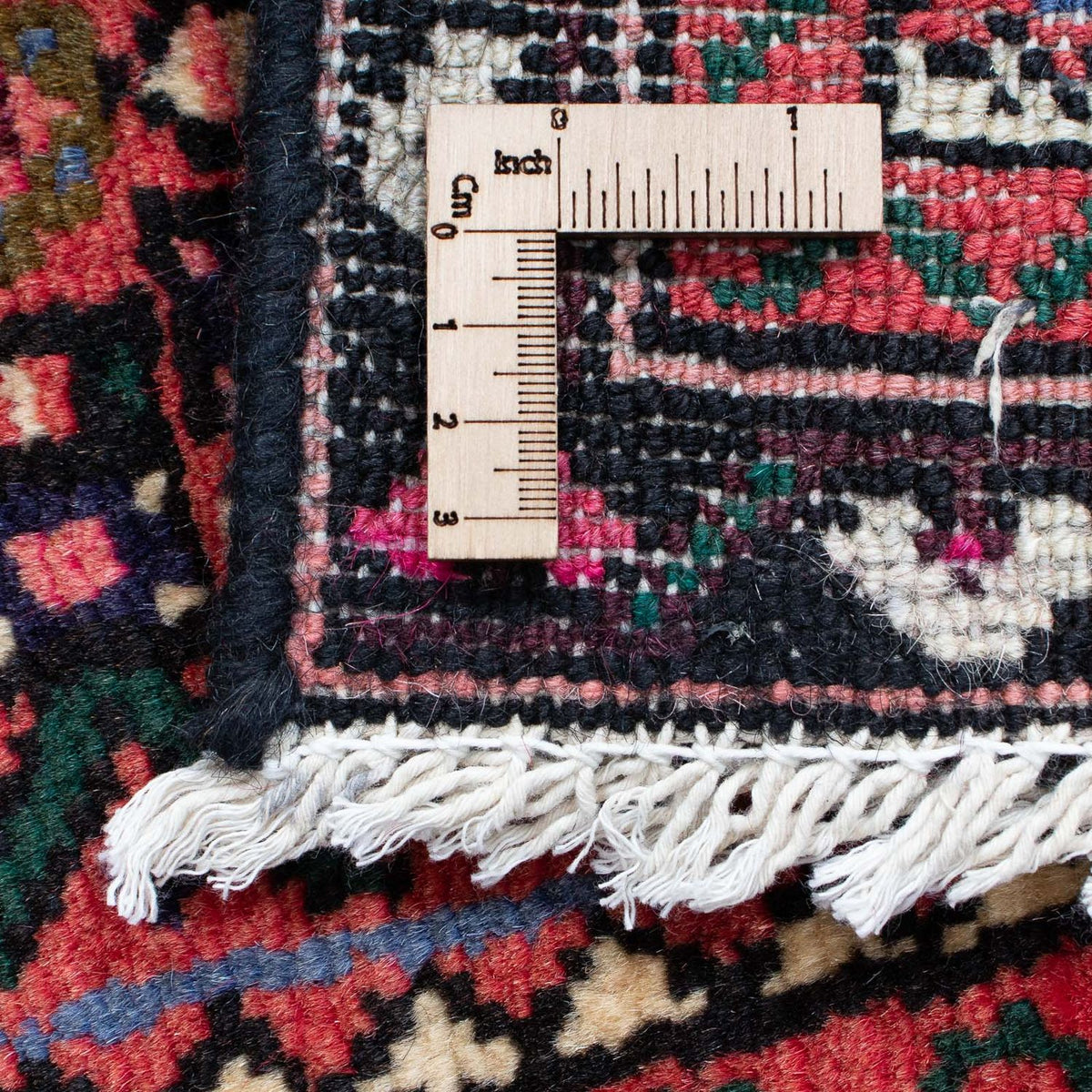 Tapis de couloir Tapis persan - Nomadic - 187 x 65 cm - rouge foncé