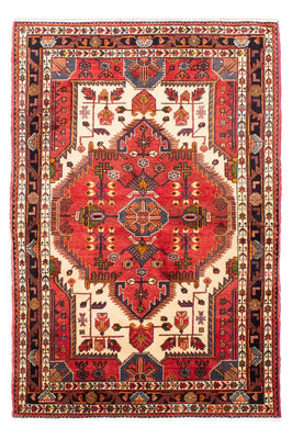 Tapis persan - Nomadic - 205 x 142 cm - rouge