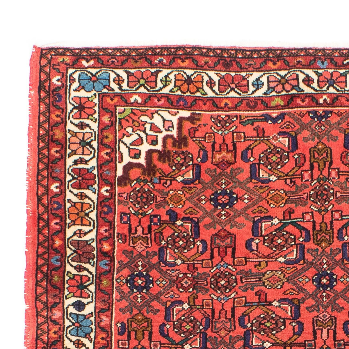 Tapis persan - Nomadic - 212 x 152 cm - rouge