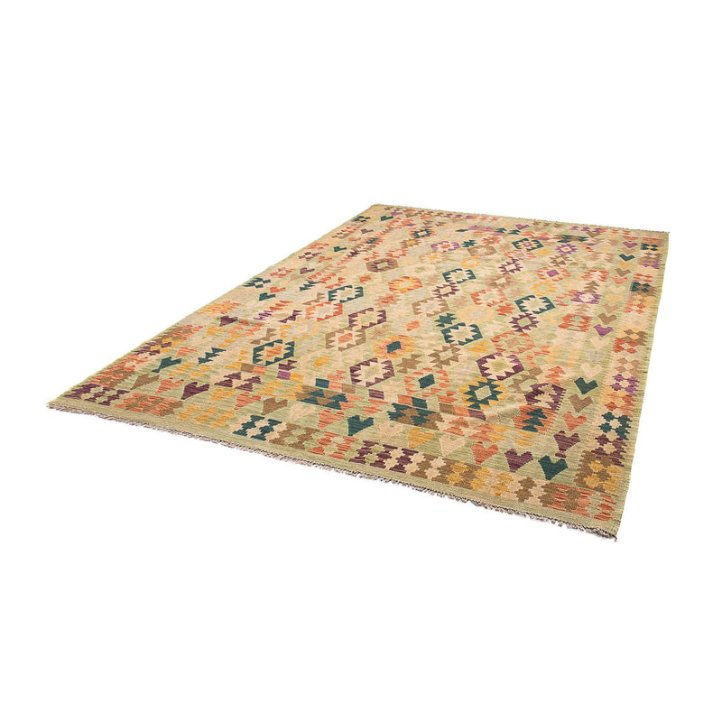 Tapis Kelim - Splash - 287 x 199 cm - beige
