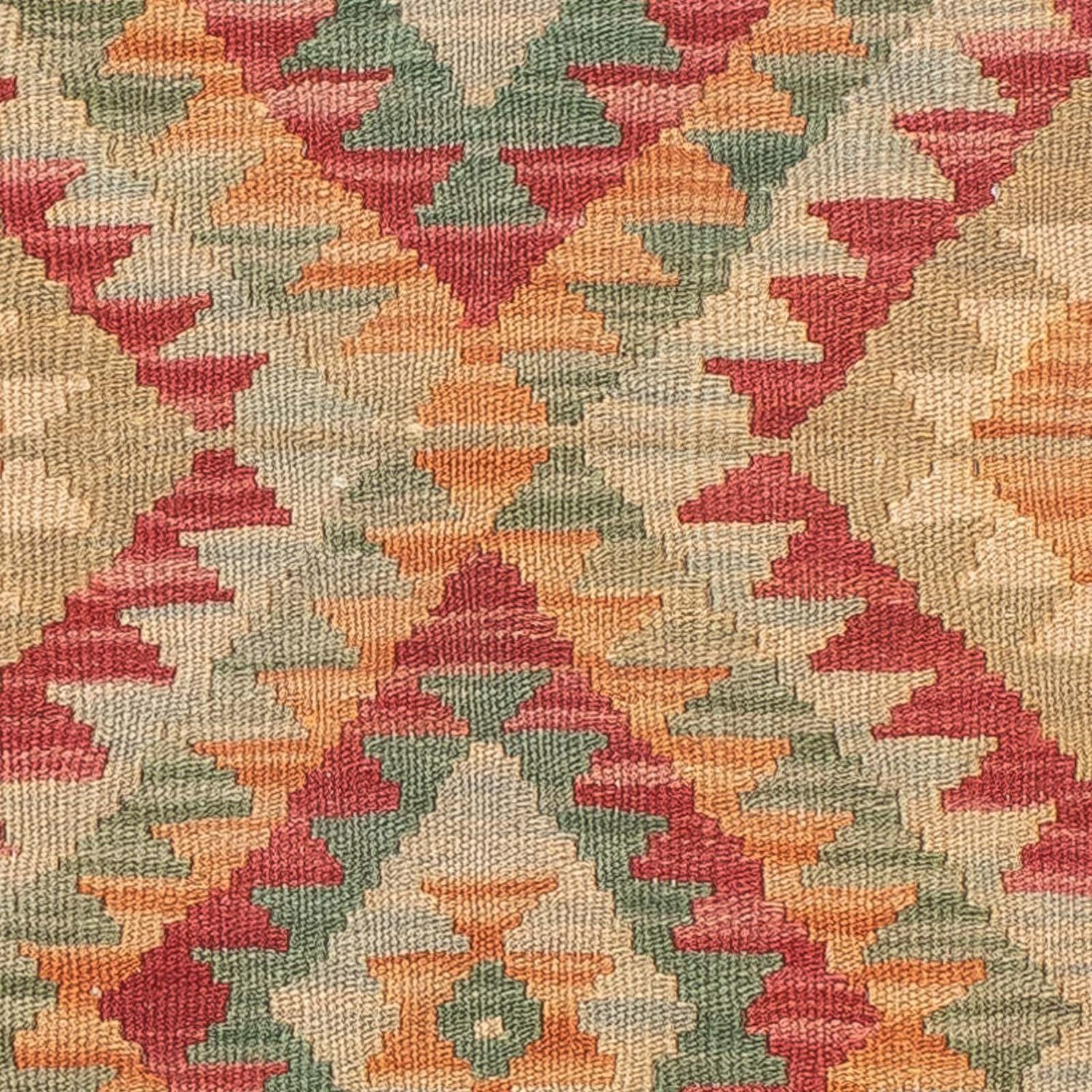 Tapis de couloir Tapis Kelim - Splash - 194 x 63 cm - multicolore