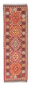 Tapis de couloir Tapis Kelim - Splash - 183 x 58 cm - rouge