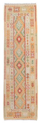 Tapis de couloir Tapis Kelim - Splash - 287 x 83 cm - multicolore