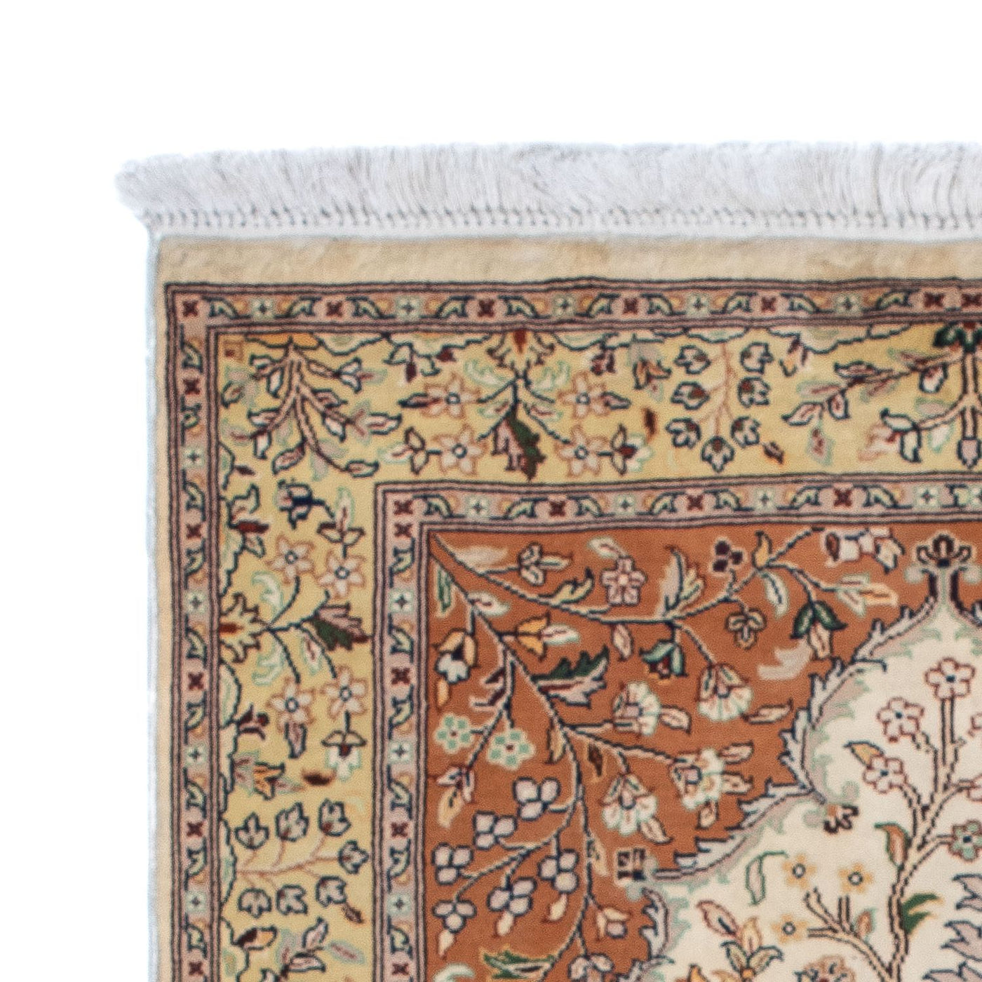 Tapis en soie du Cachemire Tapis 124x76cm - Tapis oriental
