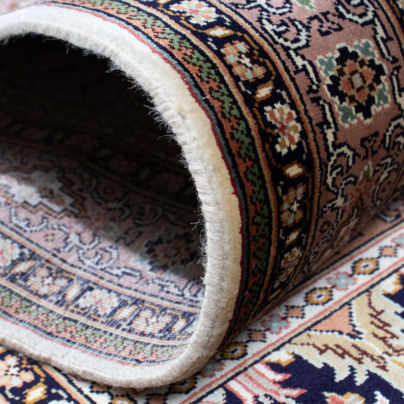 Tapis de couloir Tapis en soie - Soie du Cachemire - 302 x 74 cm - multicolore