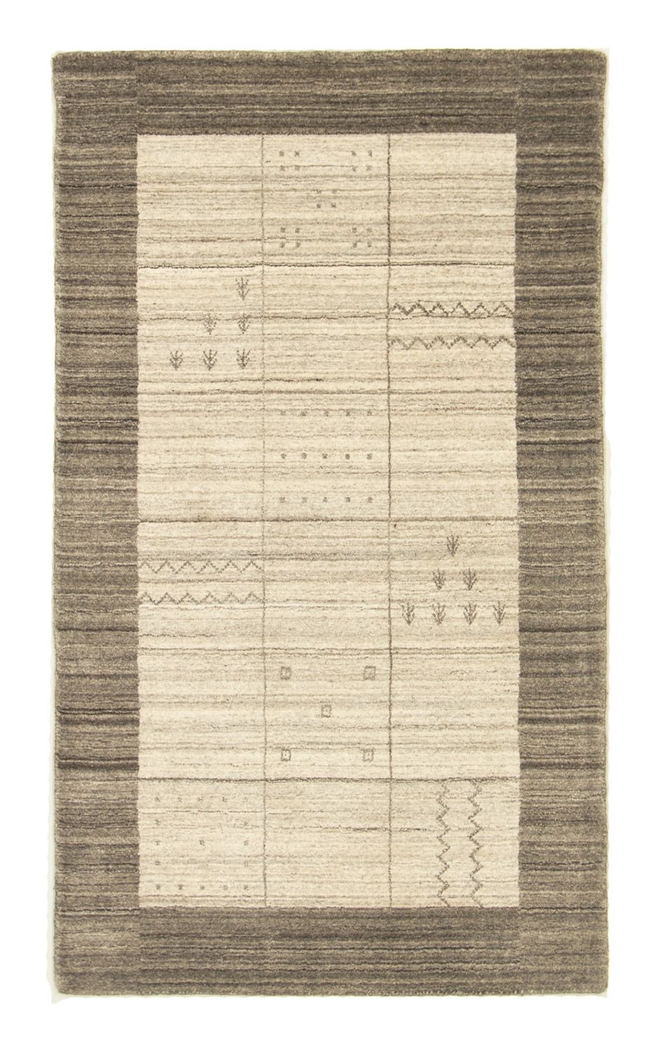 Tapis vintage - 160 x 90 cm - argent