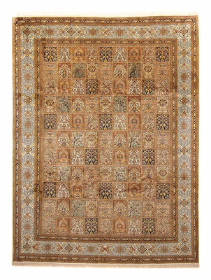 Tapis en soie - Soie du Cachemire - 325 x 249 cm - marron