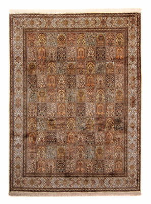 Tapis en soie - Soie du Cachemire - 332 x 248 cm - marron