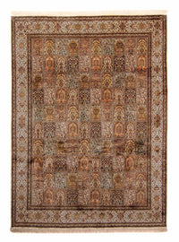 Tapis en soie - Soie du Cachemire - 332 x 248 cm - marron