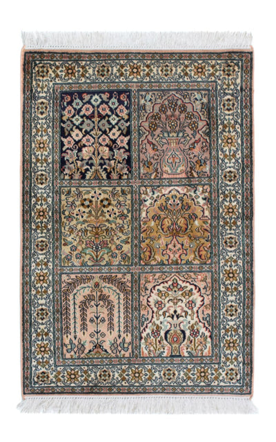Tapis en soie du Cachemire Tapis 64x95cm - Tapis oriental