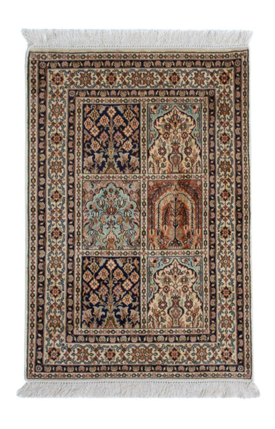 Tapis en soie du Cachemire Tapis 63x93cm - Tapis oriental