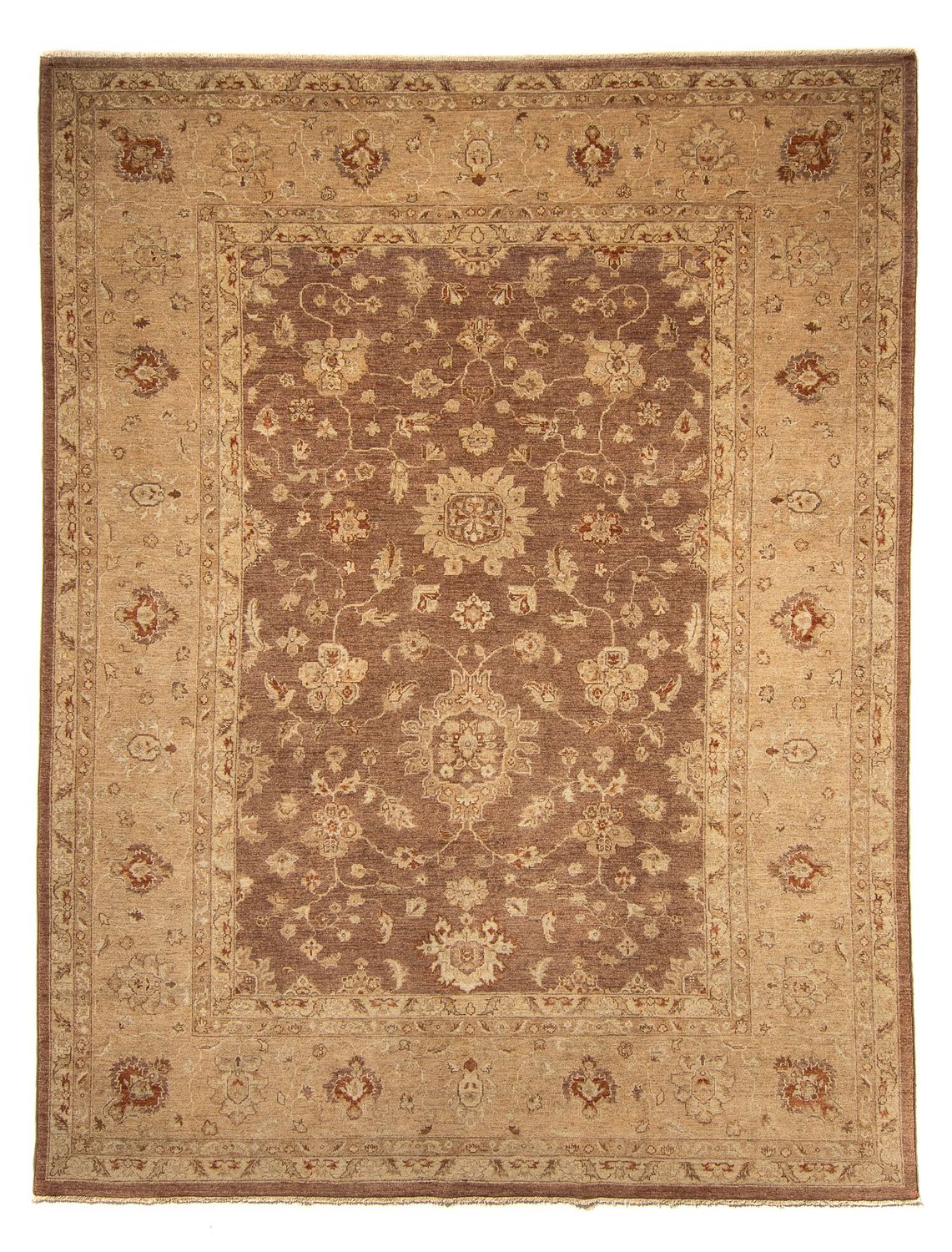Tapis Ziegler - 369 x 270 cm - marron foncé