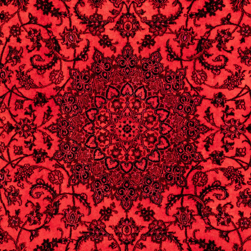 Tapis persan - Nain - 306 x 197 cm - rouge foncé