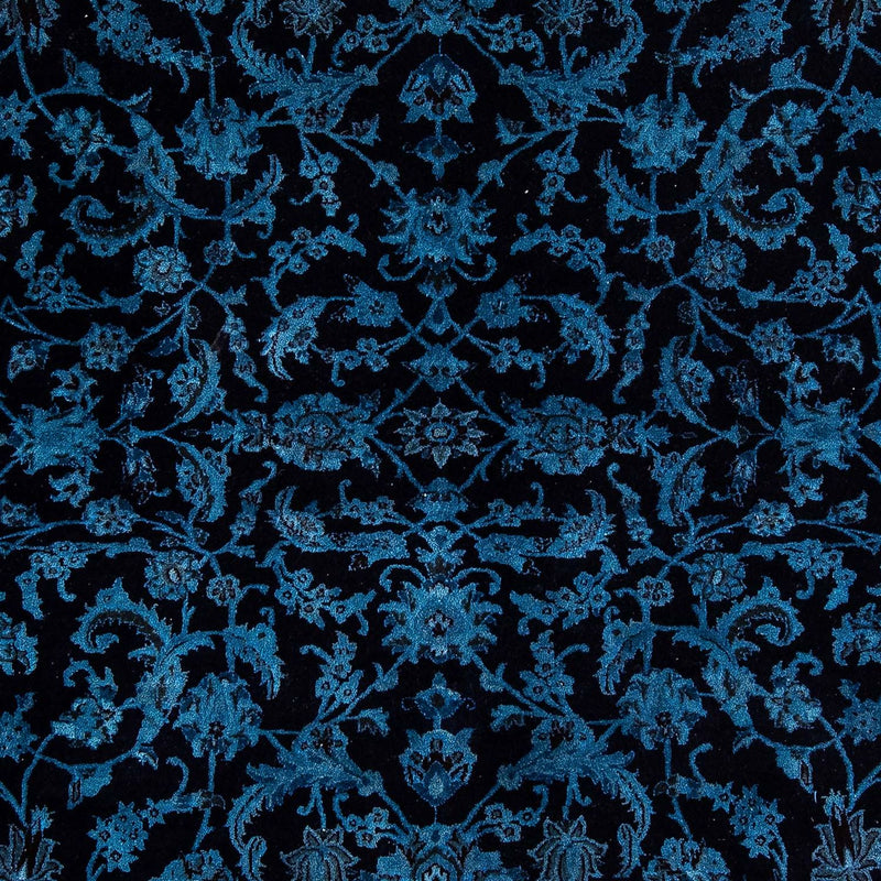 Tapis persan - Nain - 299 x 200 cm - bleu foncé