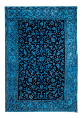 Tapis persan - Nain - 298 x 200 cm - bleu foncé