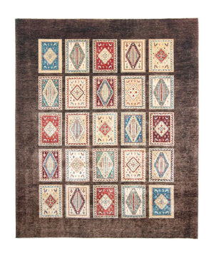 Tapis Ziegler - Bakhtiari - 311 x 252 cm - marron foncé