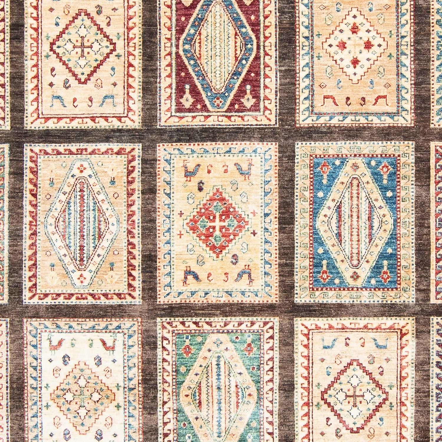 Tapis Ziegler - Bakhtiari - 311 x 252 cm - marron foncé