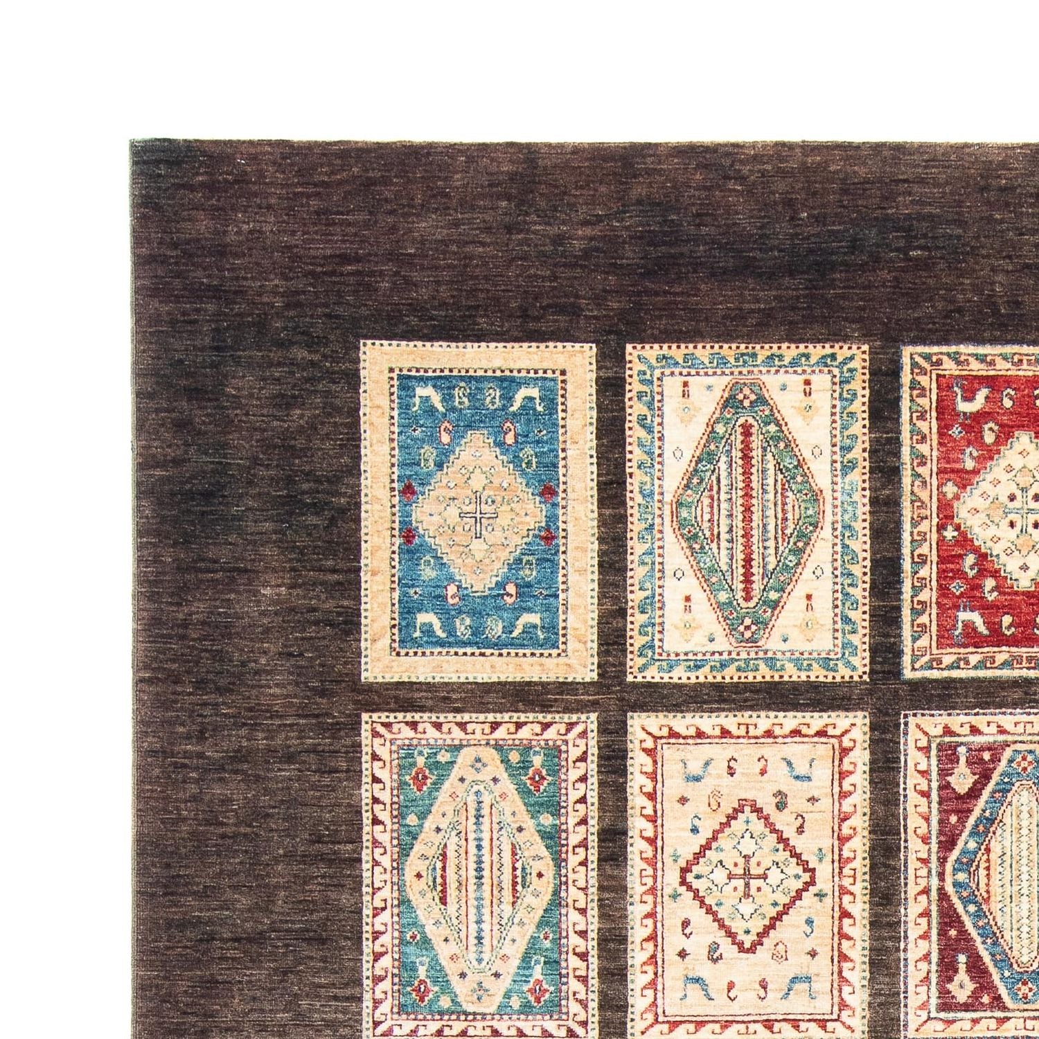 Tapis Ziegler - Bakhtiari - 311 x 252 cm - marron foncé