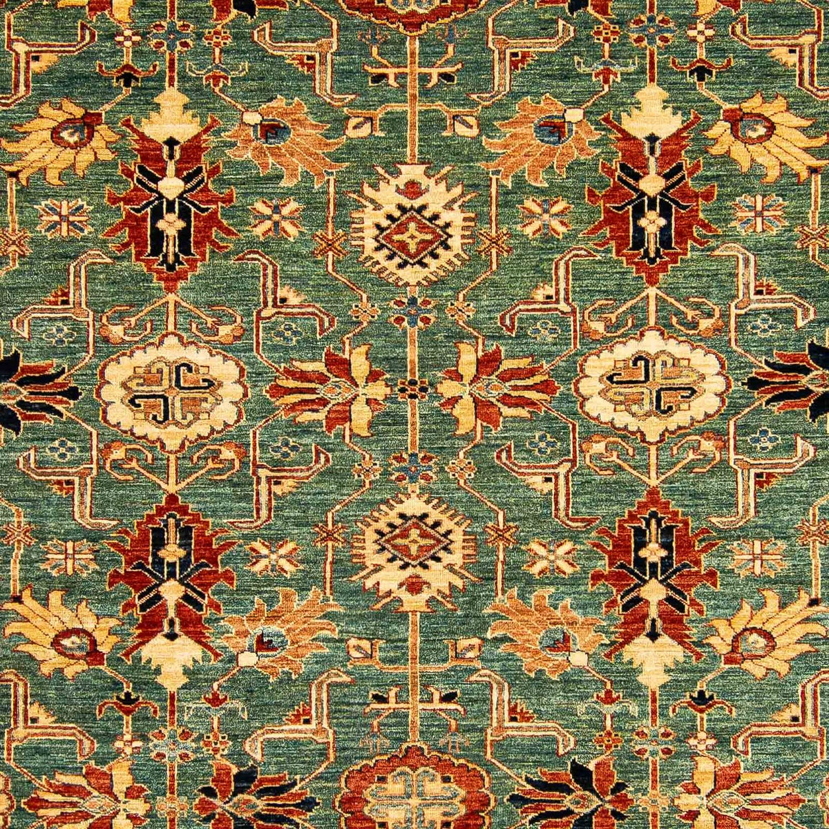Tapis Ziegler - Kazak - 333 x 249 cm - vert