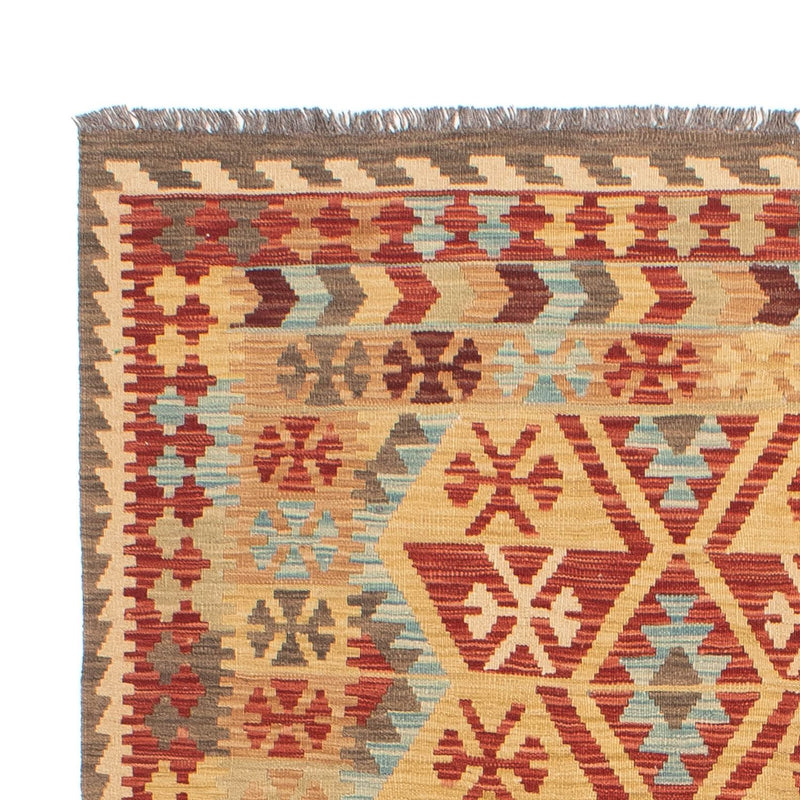 Tapis Kelim - Splash - 194 x 152 cm - multicolore