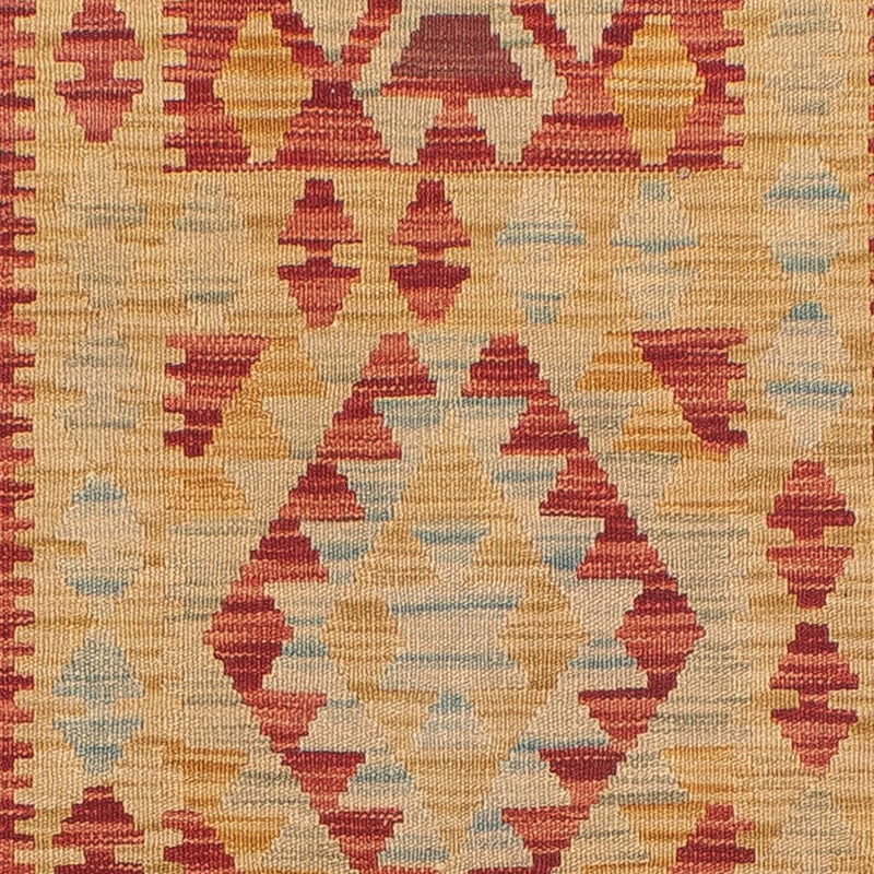 Tapis de couloir Tapis Kelim - Splash - 389 x 77 cm - multicolore