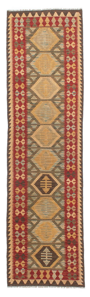 Tapis de couloir Tapis Kelim - Splash - 295 x 76 cm - multicolore