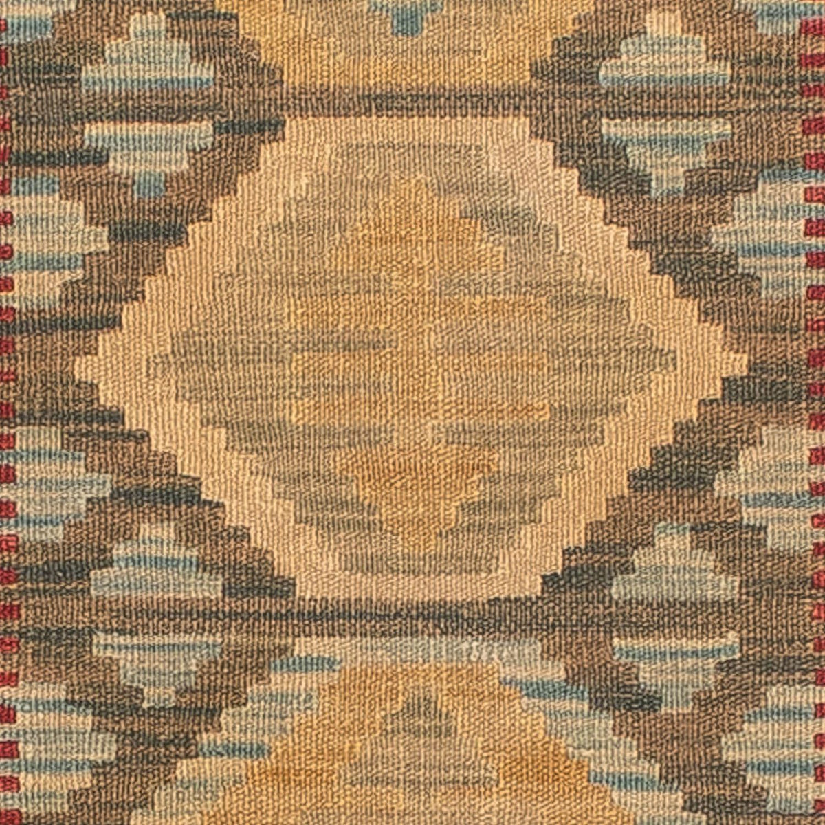 Tapis de couloir Tapis Kelim - Splash - 295 x 76 cm - multicolore