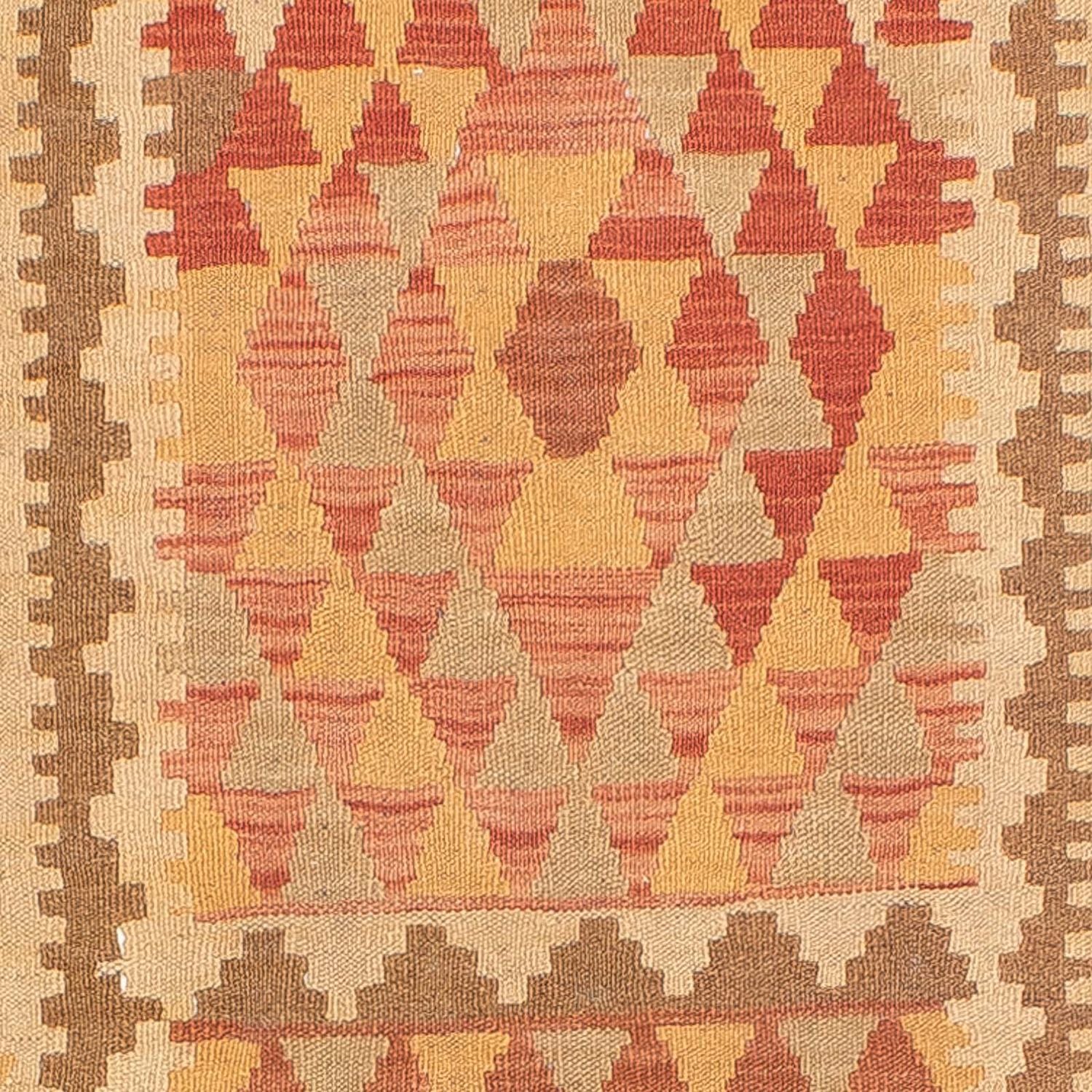 Tapis de couloir Tapis Kelim - Splash - 405 x 85 cm - multicolore