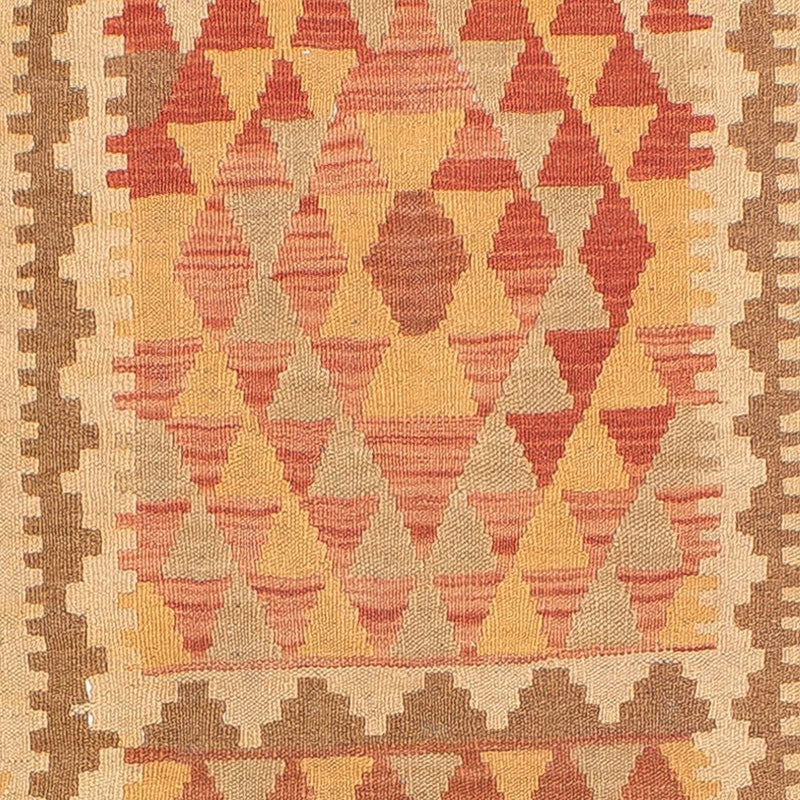 Tapis de couloir Tapis Kelim - Splash - 405 x 85 cm - multicolore