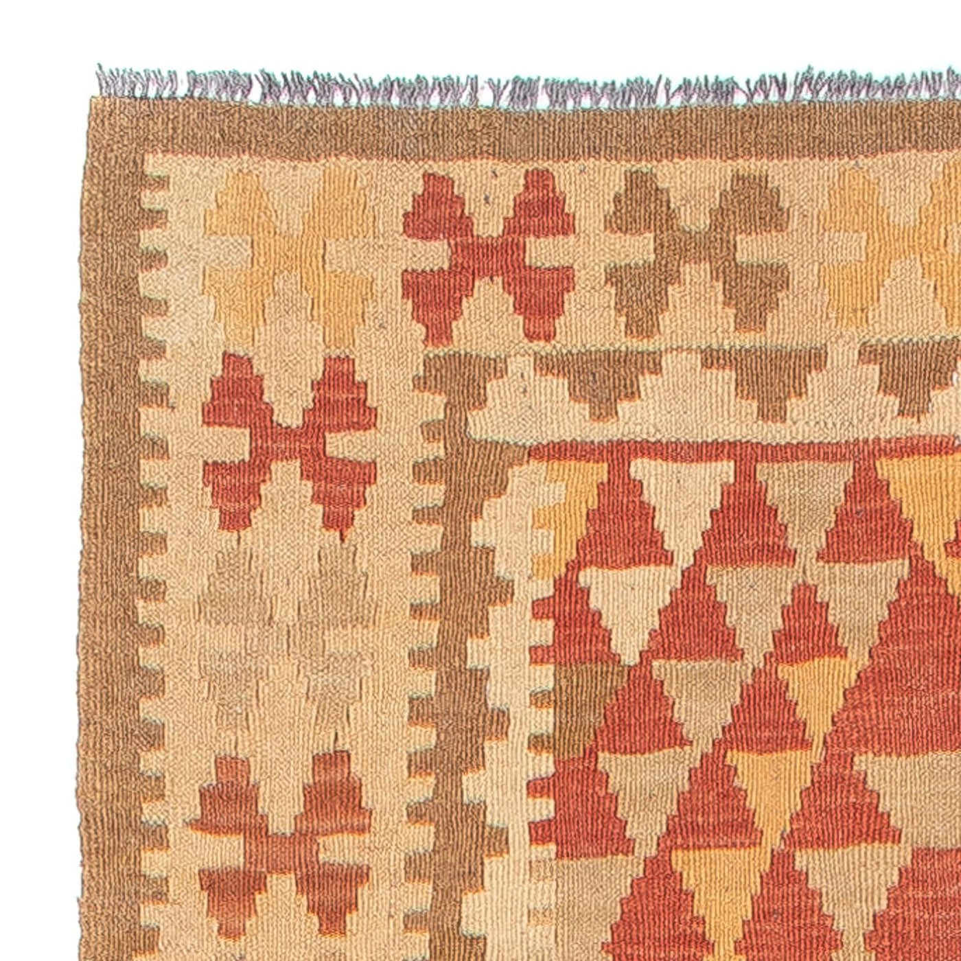 Tapis Kelim de Maimene Tapis 405x85cm - Tapis en laine