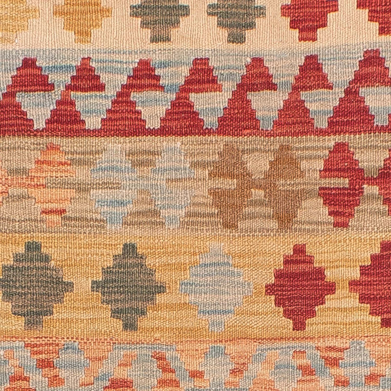 Tapis de couloir Tapis Kelim - Splash - 396 x 69 cm - multicolore
