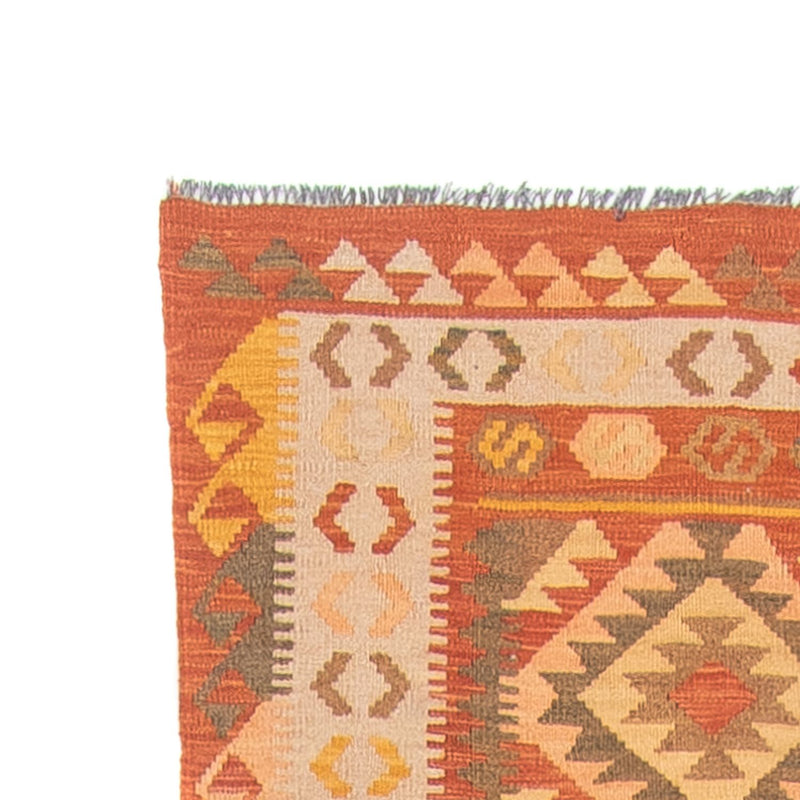 Tapis de couloir Tapis Kelim - Splash - 435 x 86 cm - multicolore