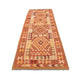 Tapis de couloir Tapis Kelim - Splash - 323 x 90 cm - rouge clair
