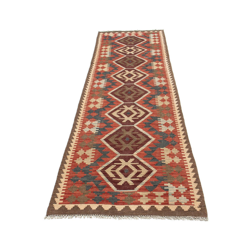 Tapis de couloir Tapis Kelim - Splash - 288 x 73 cm - multicolore