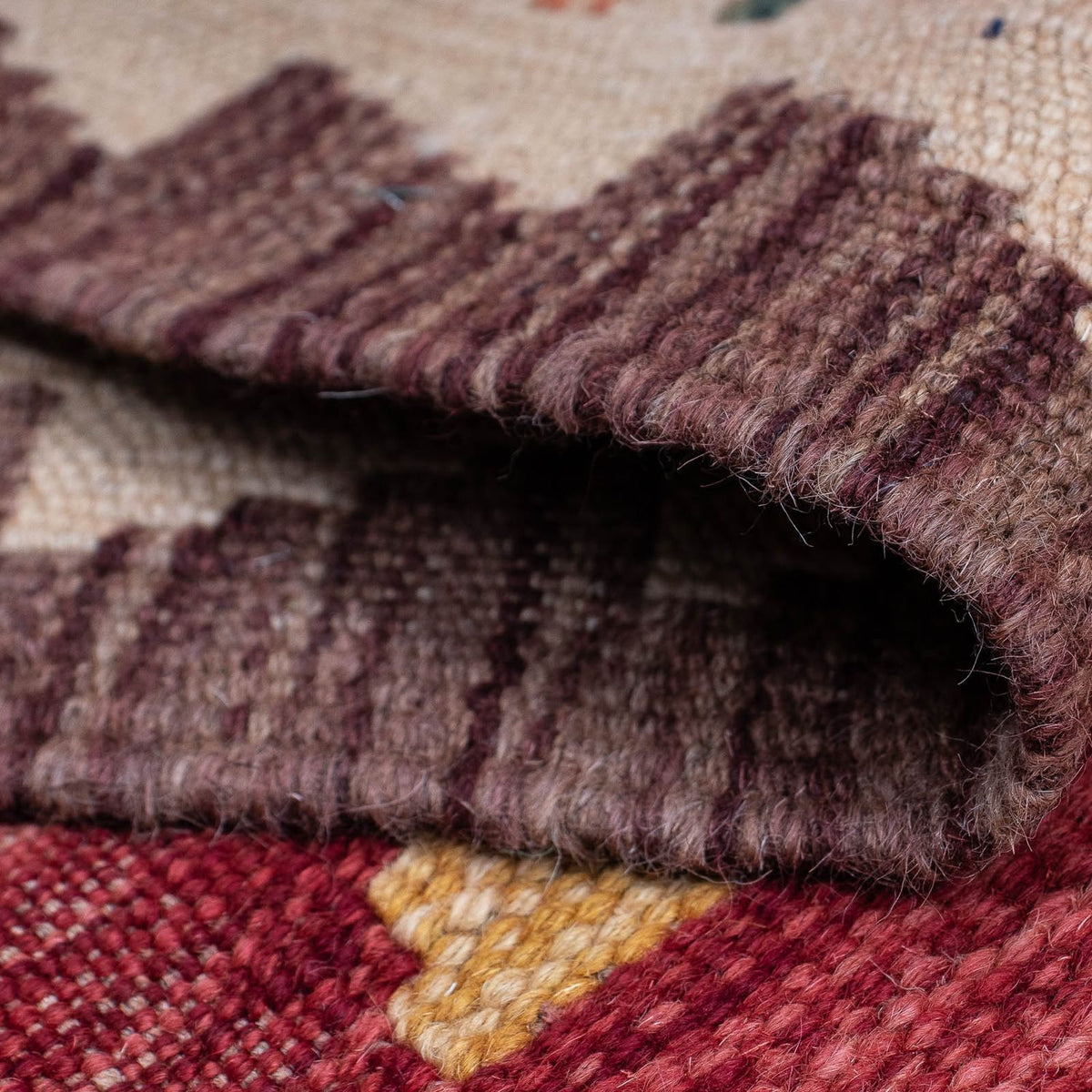 Tapis de couloir Tapis Kelim - Splash - 288 x 69 cm - multicolore