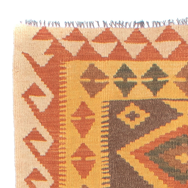 Tapis de couloir Tapis Kelim - Splash - 297 x 79 cm - multicolore