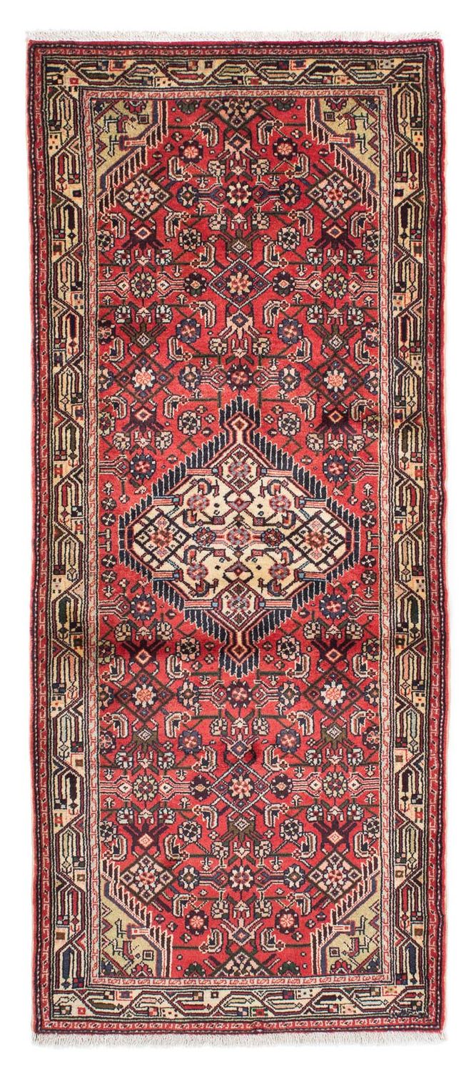 Tapis de couloir Tapis persan - Nomadic - 195 x 78 cm - rouge clair