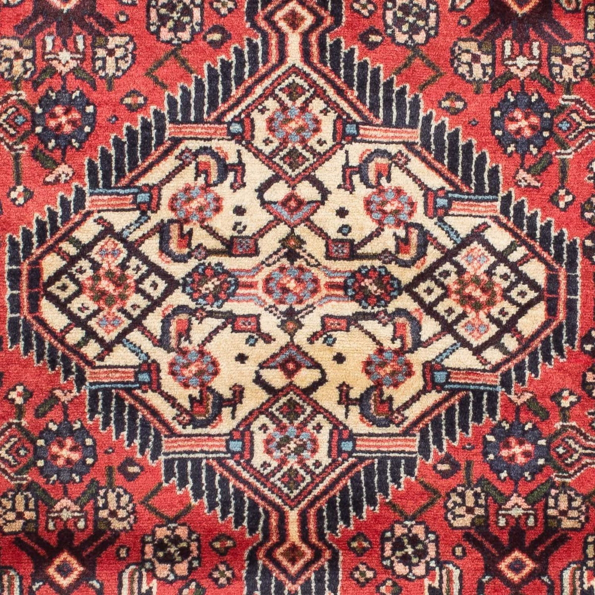 Tapis de couloir Tapis persan - Nomadic - 195 x 78 cm - rouge clair