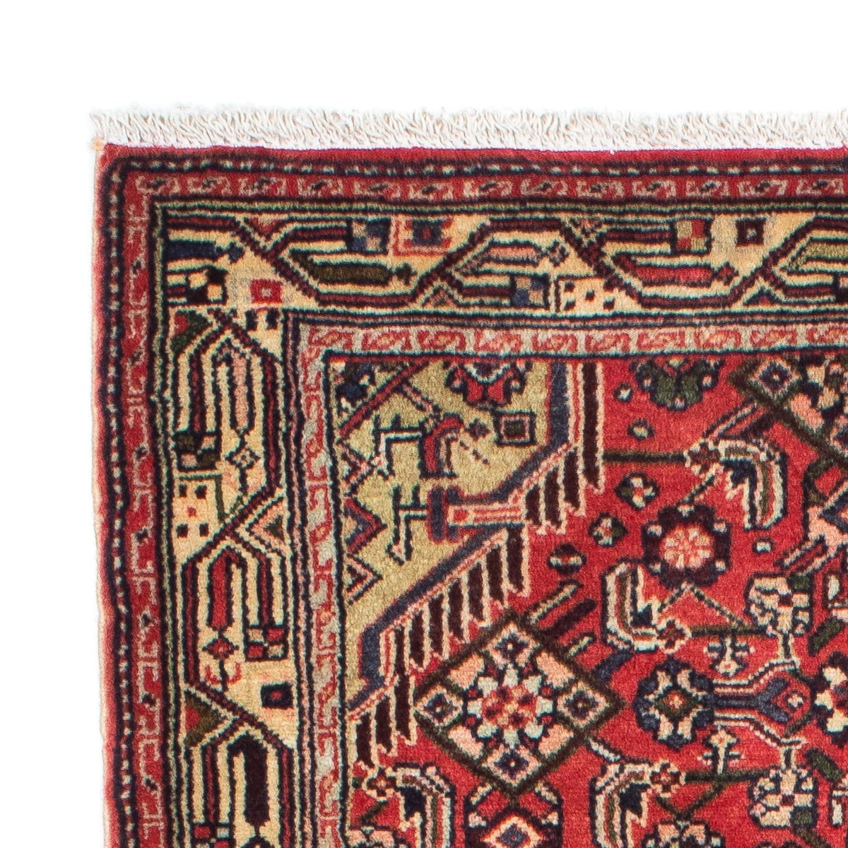 Tapis de couloir Tapis persan - Nomadic - 195 x 78 cm - rouge clair