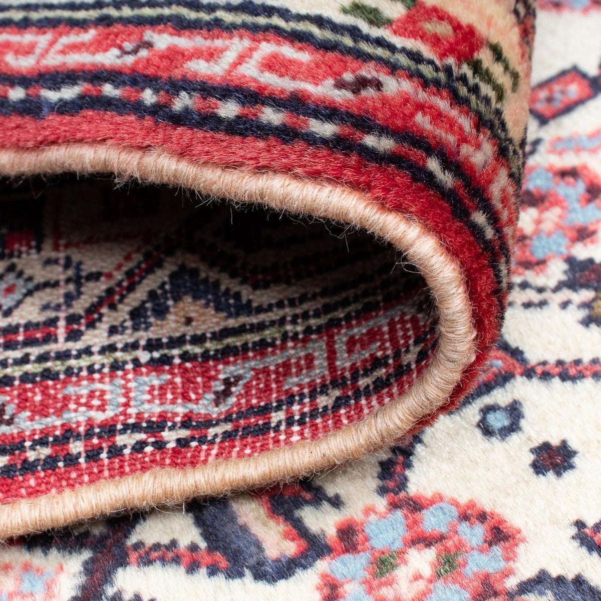 Tapis de couloir Tapis persan - Nomadic - 195 x 78 cm - rouge clair