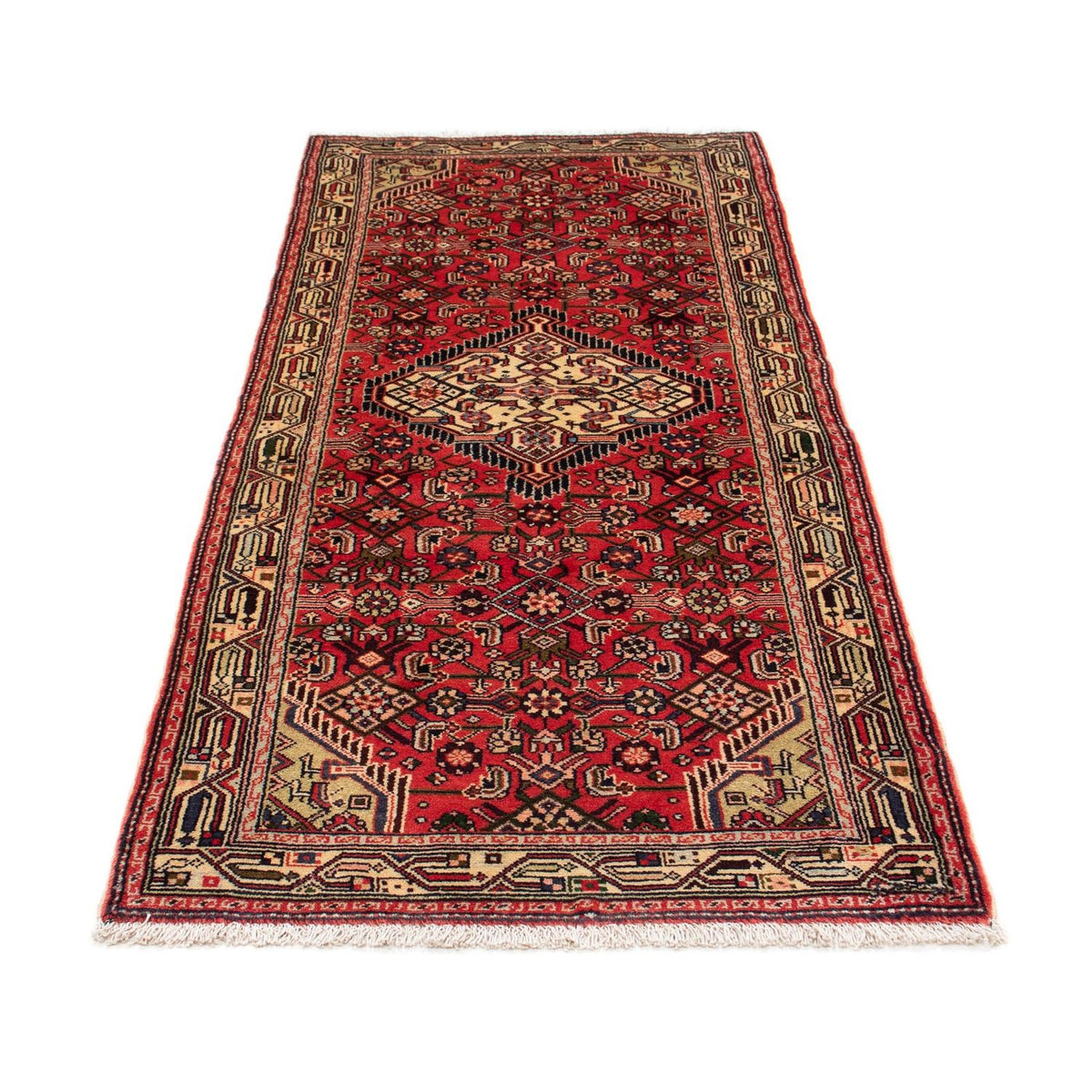 Tapis de couloir Tapis persan - Nomadic - 195 x 78 cm - rouge clair
