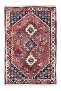 Tapis de couloir Tapis persan - Nomadic - 196 x 65 cm - rouge clair
