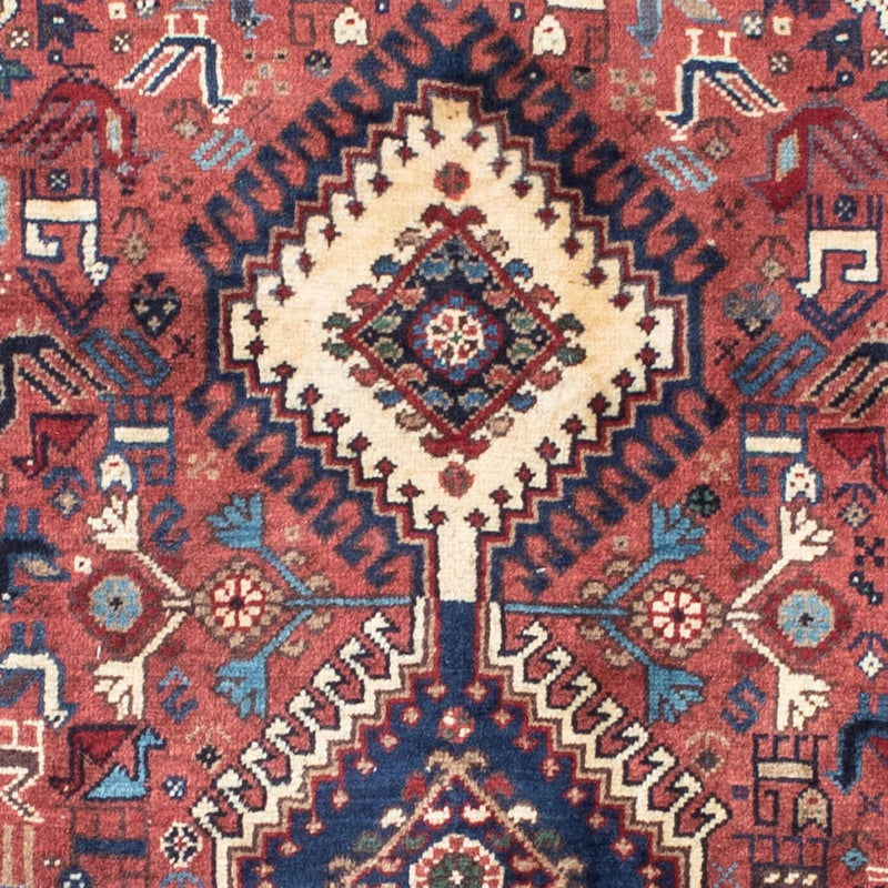 Tapis de couloir Tapis persan - Nomadic - 196 x 65 cm - rouge clair