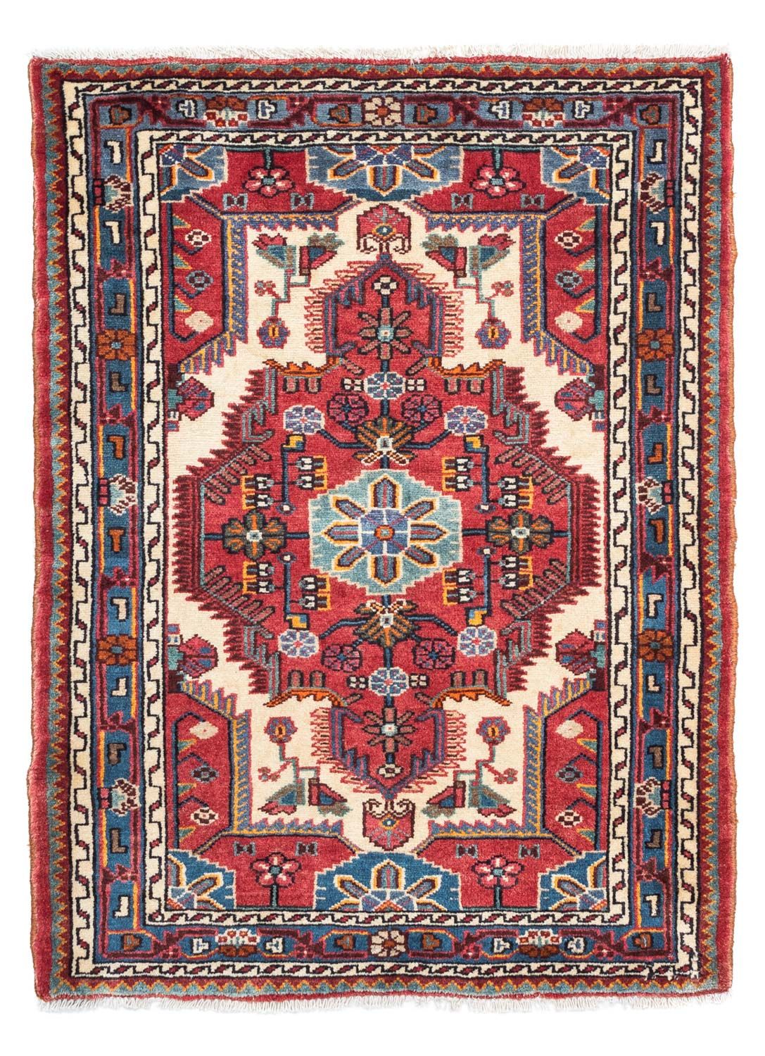Tapis persan - Nomadic - 120 x 85 cm - rouge