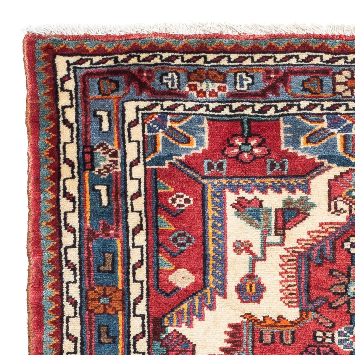 Tapis persan - Nomadic - 120 x 85 cm - rouge