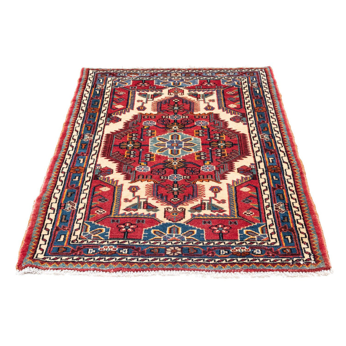 Tapis persan - Nomadic - 120 x 85 cm - rouge