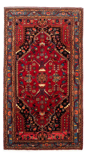 Tapis persan - Nomadic - 240 x 133 cm - rouge foncé