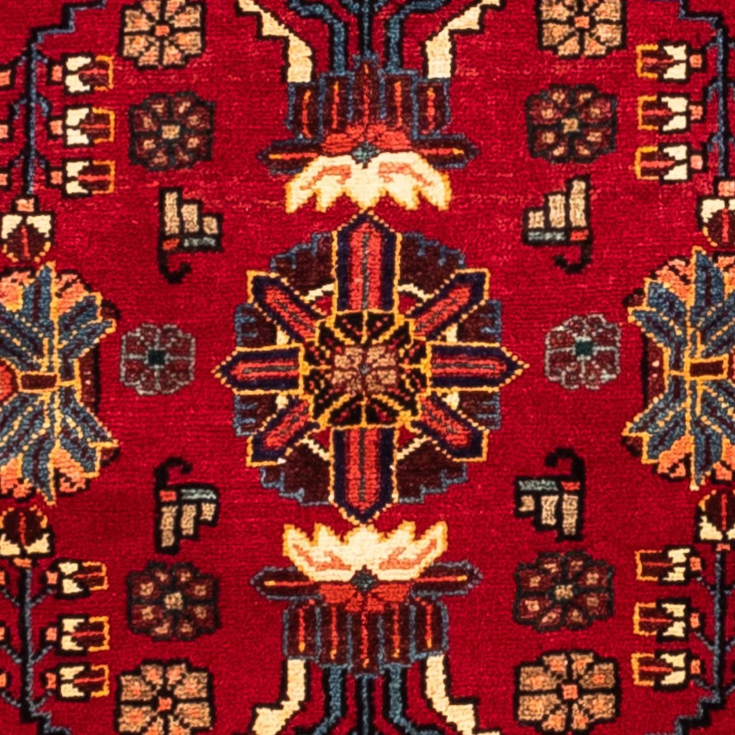 Tapis persan - Nomadic - 240 x 133 cm - rouge foncé
